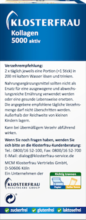 Klosterfrau Collageen 5000 actieve sticks 20 stuks, 80 g