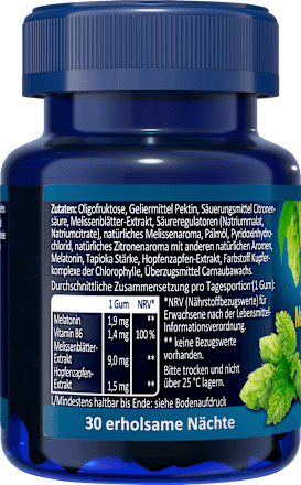 Schlaf Gums Intens Melatonin 1,9mg, 30 St