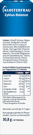 Zyklus-Balance Tabletten 60 St, 30,8 g