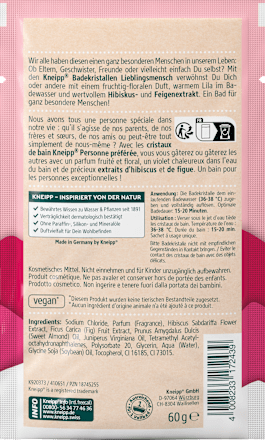 Badesalz Lieblingsmensch, 60 g