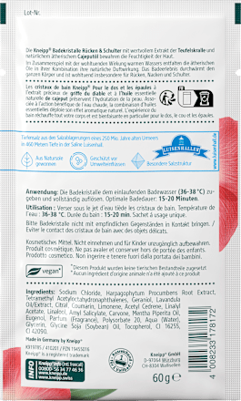 Badesalz Rücken & Schulter, 60 g