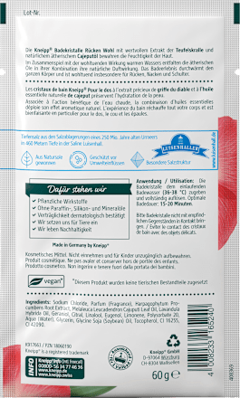 Badesalz Rücken Wohl, 60 g Kneipp