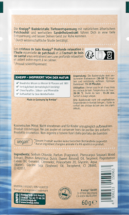 Badesalz Tiefenentspannung, 60 g