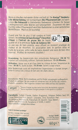 Badesalz Winterliebling, 60 g Kneipp