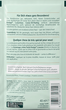 Creme-Öl-Peeling Luxuriöses, 40 ml