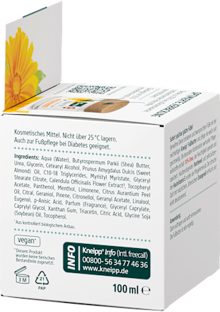 Fußbutter Calendula & Orangenöl, 100 ml