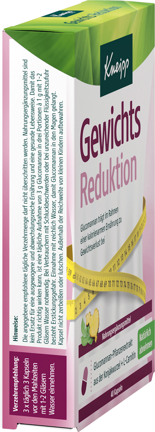 Kneipp Gewichts Reduktion Kapseln 40 St, 18,9 g