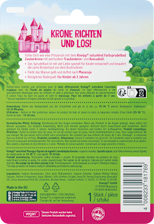 Kinder Badezusatz Farbsprudelbad Zauberkrone, 1 St