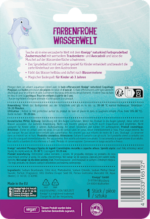 Kinder Badezusatz Zaubermuschel Farbsprudelbad, 1 St