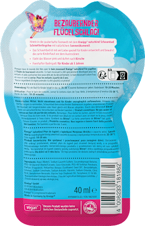 Schaumbad Schmetterlingsfee, 40 ml Kneipp Naturkind
