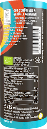 Trinkfertiger Schokodrink, Original Schoko mit natürlichem Koffein aus Guarana, 235 ml