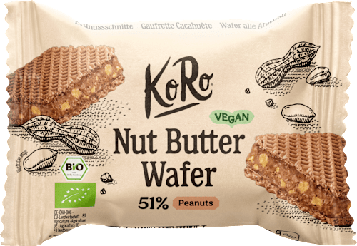 KoRo Erdnussschnitte mit 51 % Erdnüssen, 22 g