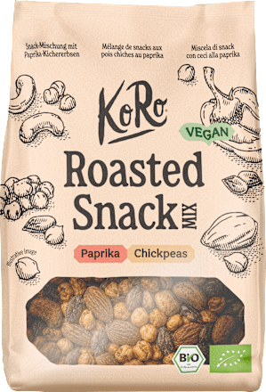 Nussmischung, Roasted Snack Mix mit Paprika-Kichererbsen, 160 g