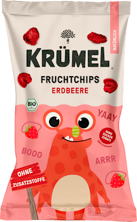 Kindersnack Fruchtchips Erdbeere, ab 3 Jahren, 10 g