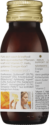 Ayurveda Wildkräuter-Shot, 60 ml kruut