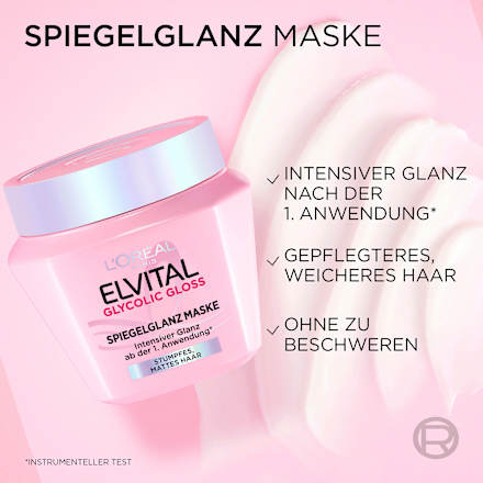 Haarmaske Glycolic Gloss Spiegelglanz, 300 ml