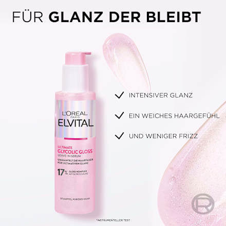 Leave-In Serum Glycolic Gloss, 150 ml