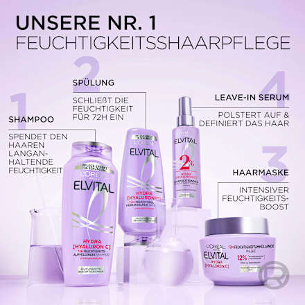 Shampoo Hydra Hyaluronic, feuchtigkeitsspendend, 1.000 ml