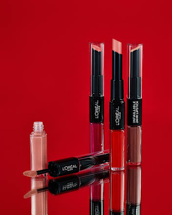 Lippenstift Infaillible 2-Step 435 Fearless Corail, 5,6 ml