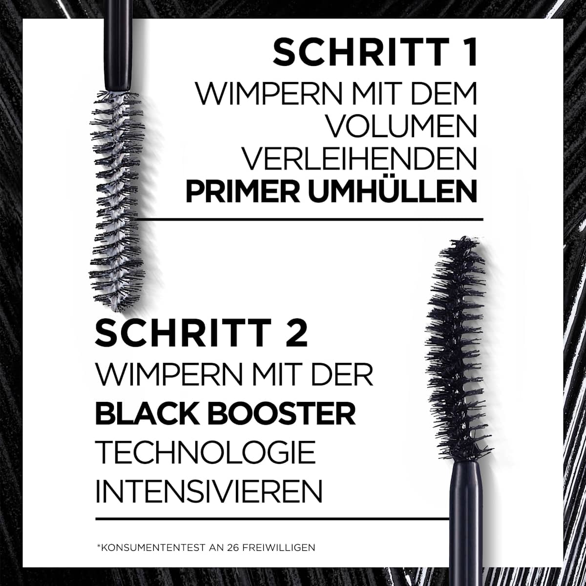 Mascara PRO XXL Dubbel Volume Zwart, 12 ml