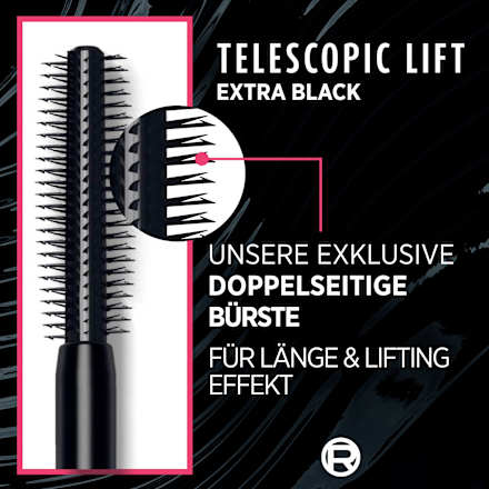Mascara Telescopic Lift Extra Black, 9,9 ml