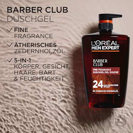 Duschgel Barber Club, 1.000 ml