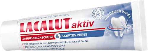 Zahnpasta aktiv Zahnfleischschutz & Sanftes Weiss, 75 ml