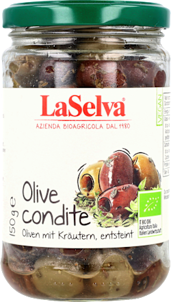 Olivenmix entsteint mit Kräutern, 150 g