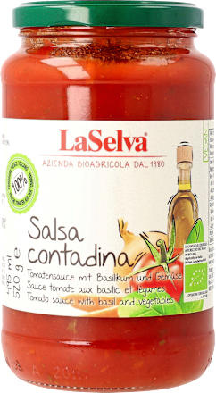 Tomatensaus met basilicum, groenten & olijfolie, 520 g
