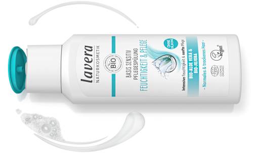 Conditioner Basis Sensitiv Feuchtigkeit & Pflege, 200 ml lavera NATURKOSMETIK