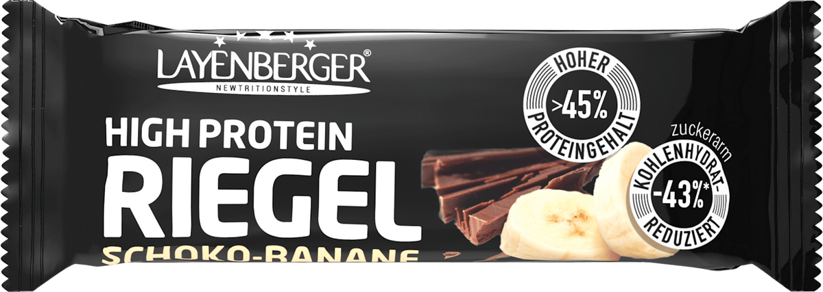Barre protéinée Layenberger 46 % High Protein, chocolat-banane, 35 g
