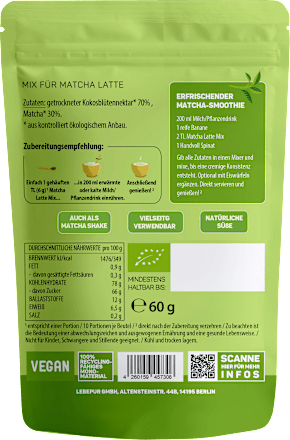 Mix für Matcha Latte, 60 g