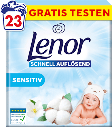 Vollwaschmittel Pulver Sensitiv, 23 Wl