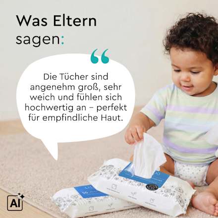 Feuchte Waschtücher, 50 St