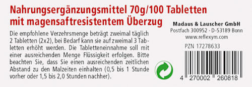 Reflexym vegan Tabletten, 100 St