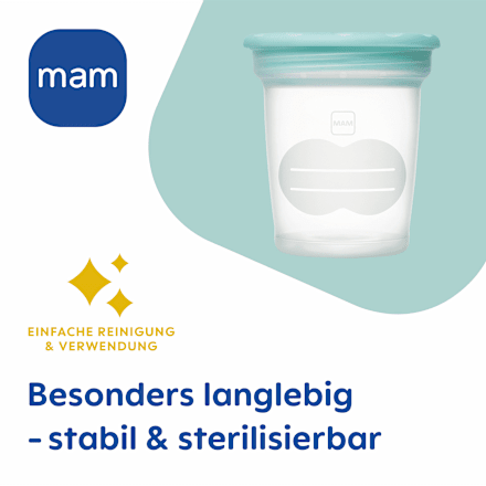 Aufbewahrungsbecher für Muttermilch & Babynahrung, 5 St