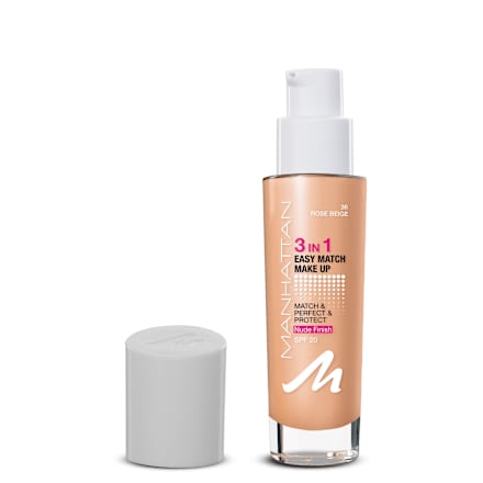 Foundation 3in1 Easy Match Rose Beige 36, SPF 20, 30 ml