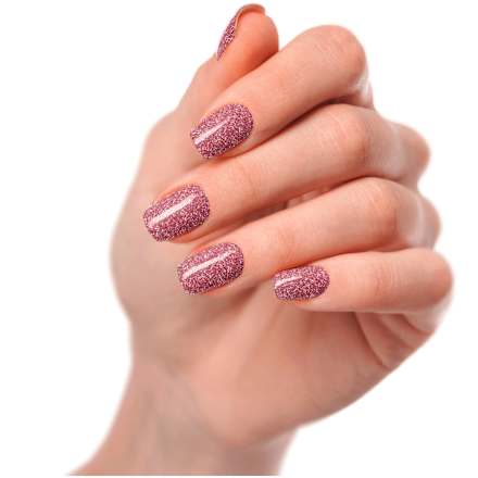 UV Gel Nagelfolies Glittery Rosé, 20 stuks