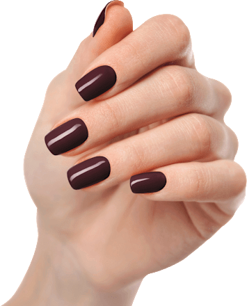 UV Gel Nagelfolien Mahogany, 20 St