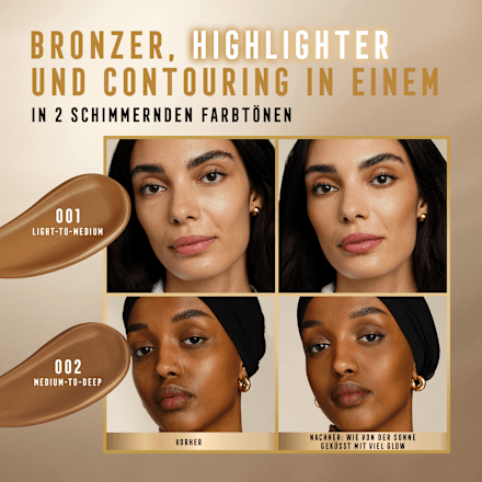 Bronzer Miracle Pure Golden Glow 001 Light To Medium, 15 ml