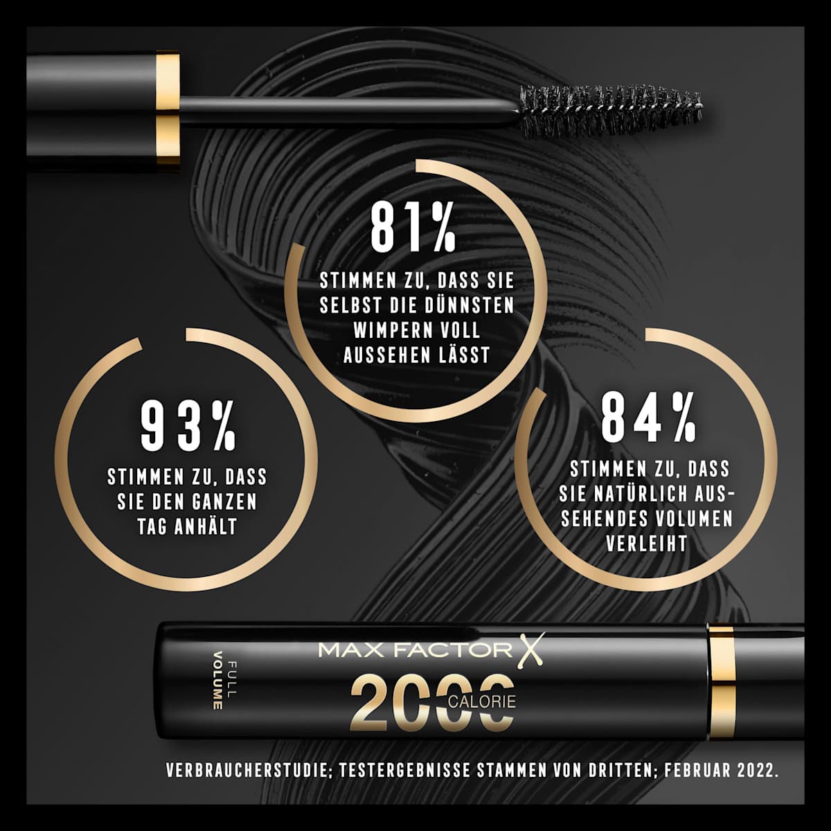 Mascara 2000 Calorie Volume 001 Zwart, 9 ml