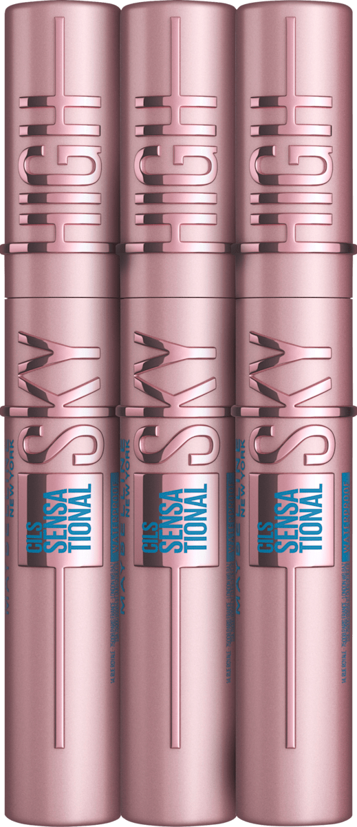 MAYBELLINE NEW YORK Mascaraset Sky High Waterproof, 3 tlg, 3 St