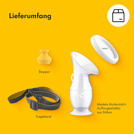 Auffangbehälter für Muttermilch Silikon, 1 St