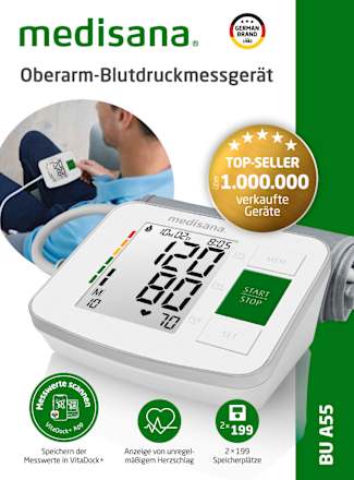 Oberarm-Blutdruckmessgerät A55, 1 St