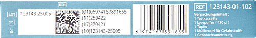 5in1 Virentest Selbsttest SARS-CoV-2, Influenza A/B, RSV & Adenovirus, 1 St
