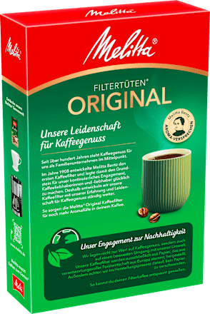 Koffiefilterzakjes Original 1x4 Aroma naturel bruin, 80 stuks