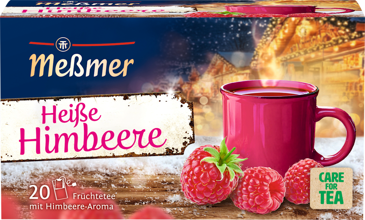 Meßmer Vruchtenthee, Hete Framboos (20 zakjes), 45 g
