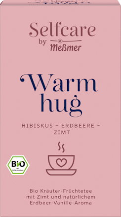 Kräuter-Früchtetee, Selfcare Warm Hug mit Hibiskus, Erdbeere & Zimt, 28,8 g