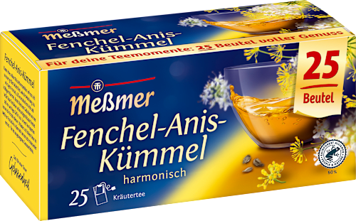 Kruidenthee venkel-anijs-karwij (25 zakjes), 50 g