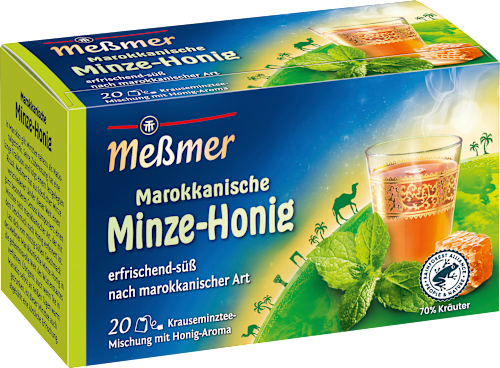 Kräutertee Marokkanische Minze-Honig (20 Beutel), 40 g Meßmer